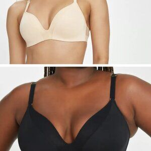 Lively All-Day Deep V No-Wire Bras - 2 Pack 32A